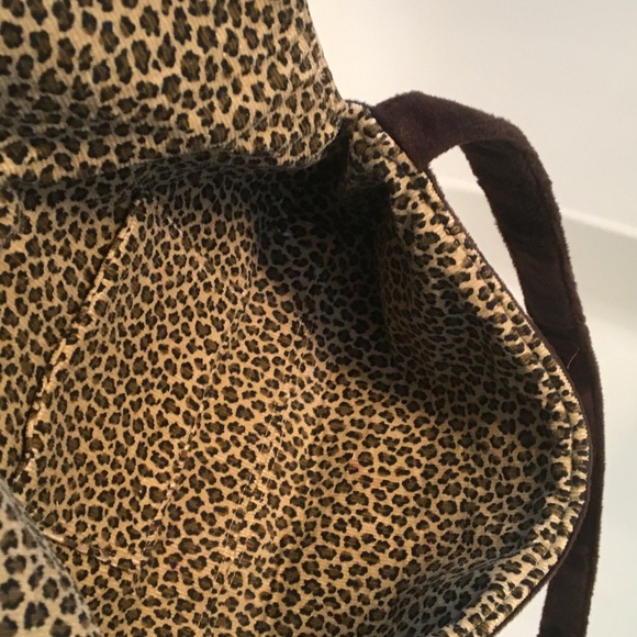 Really nice Brown shoulder bag Handbag with Animal print inside. - Picture 8 of 13